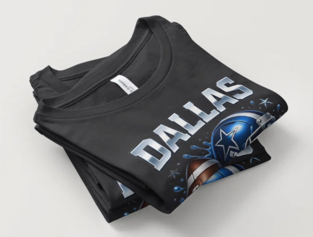 Ladies “Dallas Football” Game-Day Tee