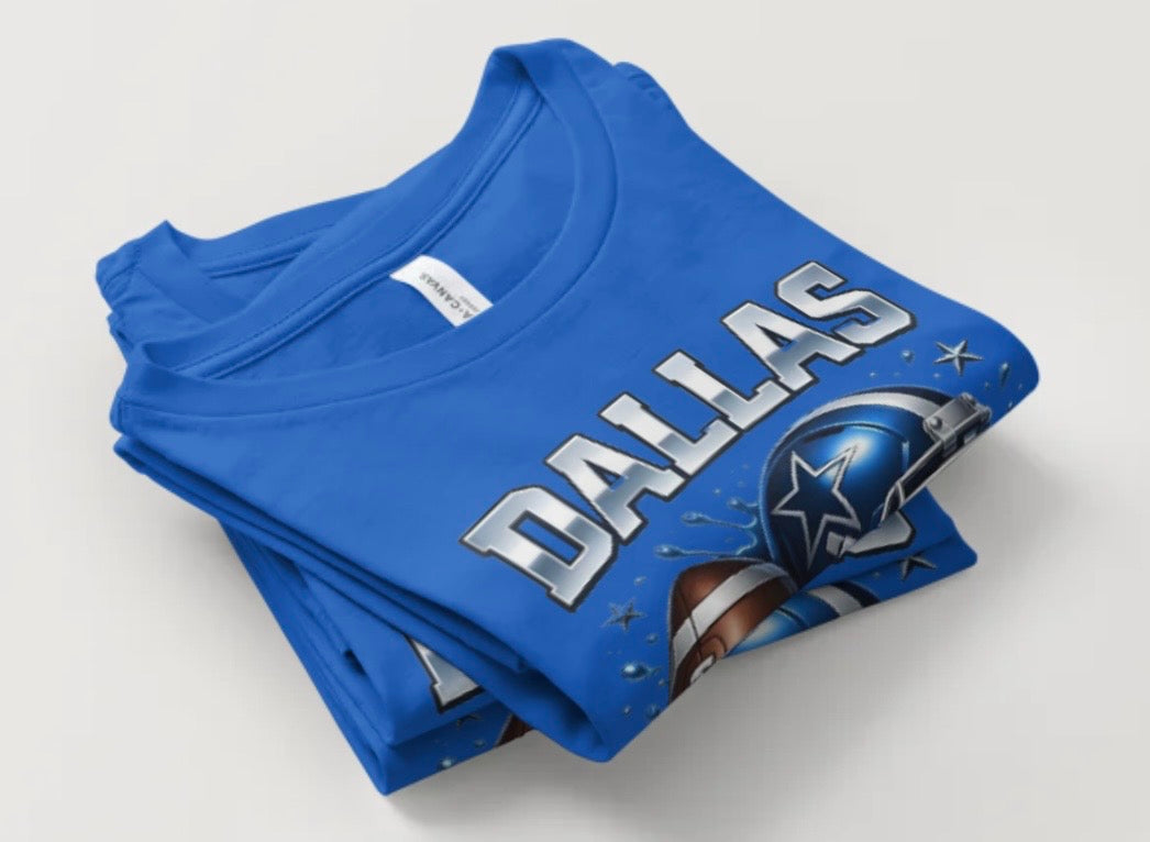 Ladies “Dallas Football” Game-Day Tee