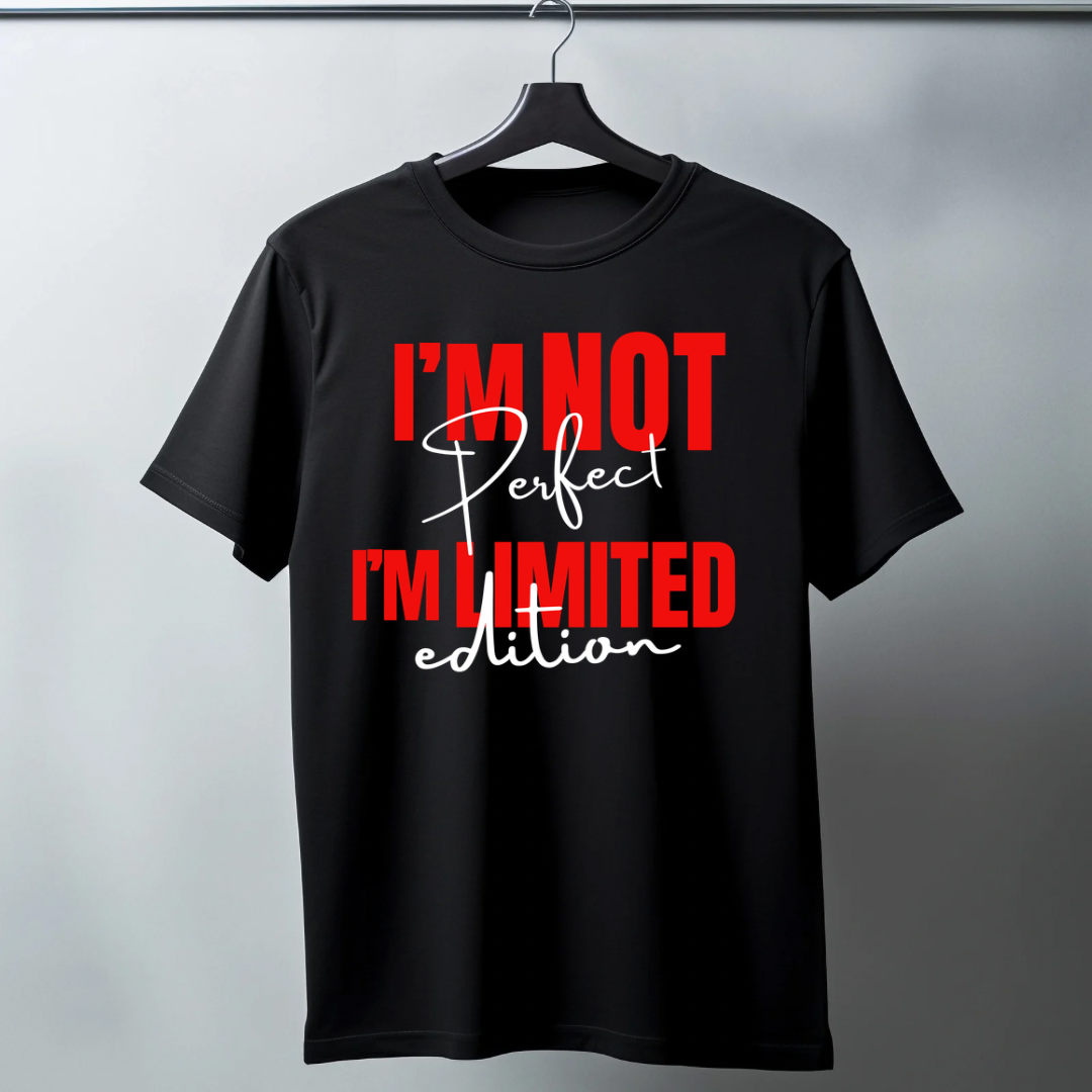 Blavk “I’m Not Perfect, I’m Limited Edition” Graphic T-shirt