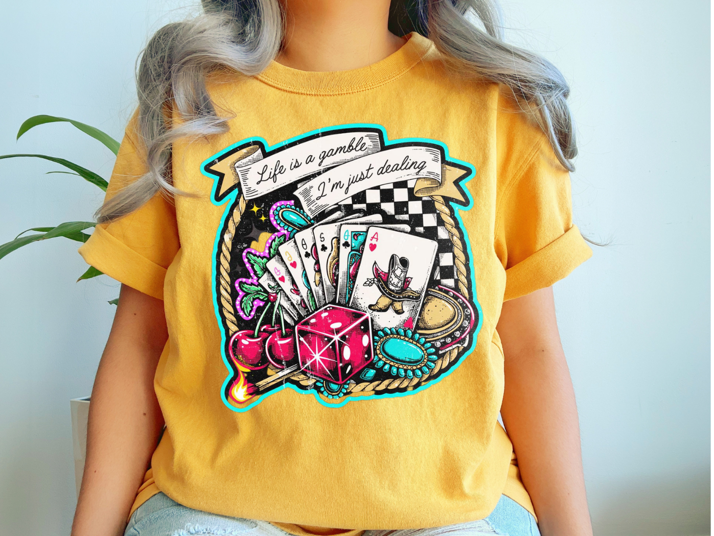 Women’s “Life is A Gamble” Graphic T-shirt