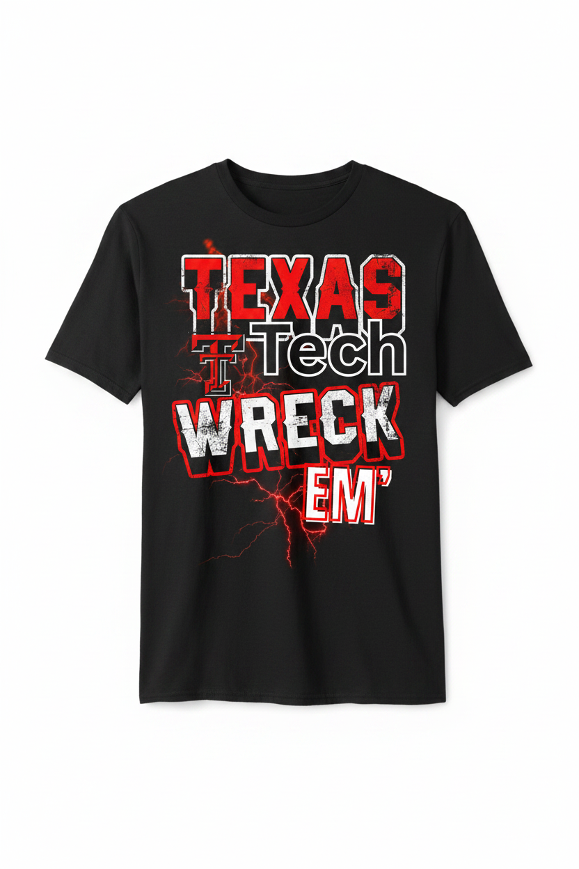 Texas Tech Football Graphic Tee